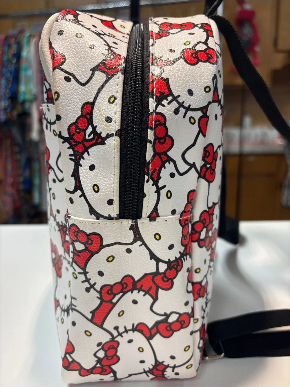 Sanrio Hello Kitty White and Red Patterned Women’s Backpack